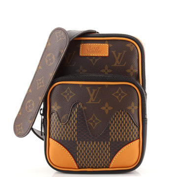 Louis Vuitton Nigo Amazone Sling Bag Limited Edition Giant Damier and Monogram Canvas