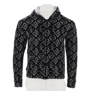 Louis Vuitton Men's LV x NBA Strategic Flower Hoodie Quilted Cotton Blend