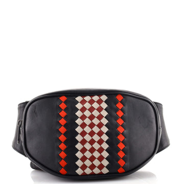 Bottega Veneta BV Club 19 Belt Bag Leather with Intrecciato Nappa Detail