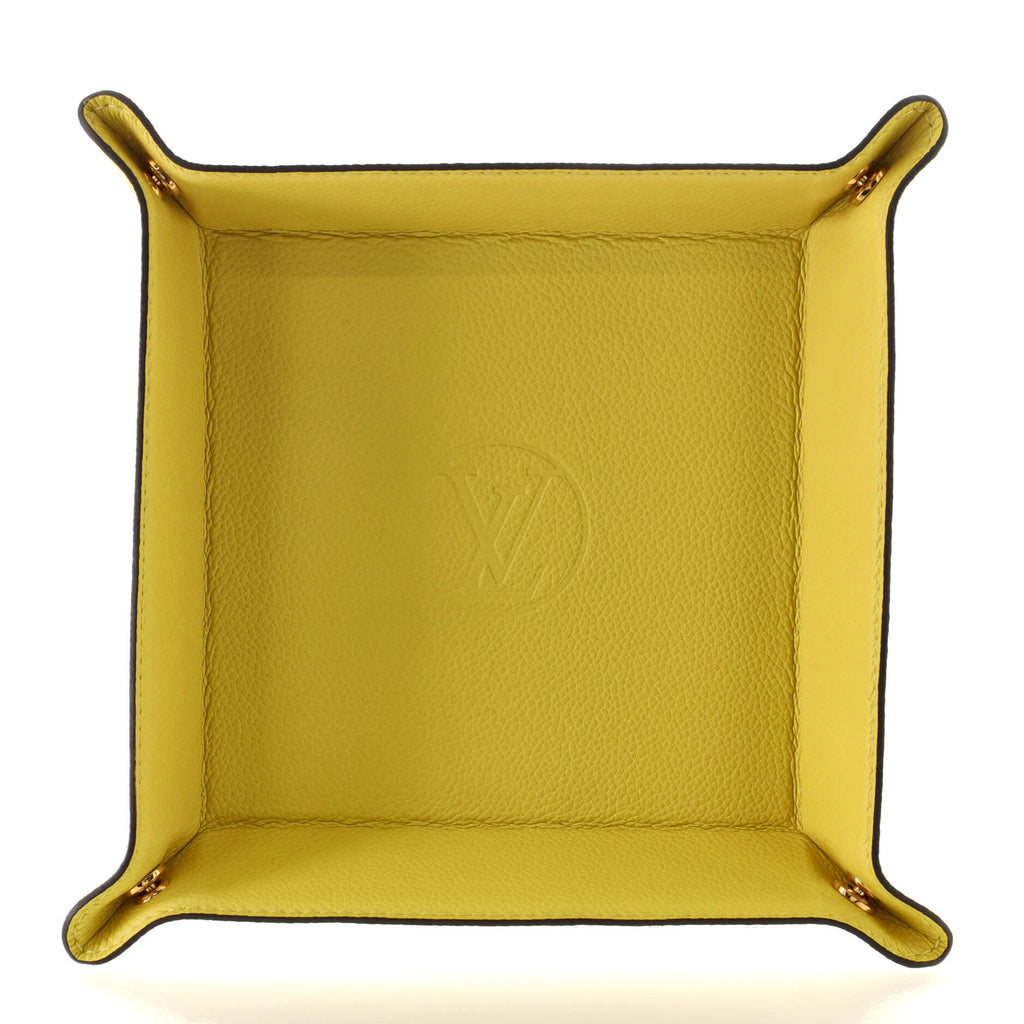 Louis Vuitton Change Tray Leather Yellow 149902539