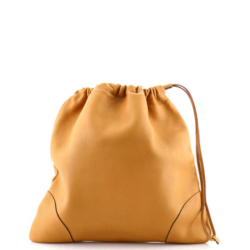 Prada Drawstring Pouch Leather