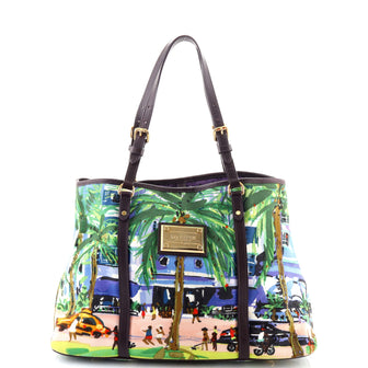 Louis Vuitton Ailleurs Cabas Limited Edition Printed Canvas PM