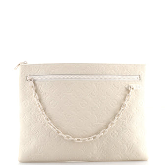 Louis Vuitton A4 Pouch Monogram Taurillon Leather
