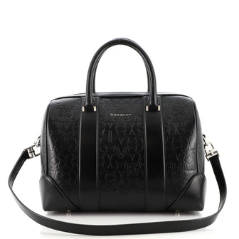 Givenchy Lucrezia Duffle Bag Embossed Leather Medium