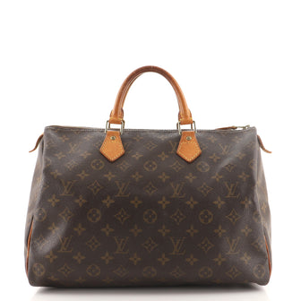 Louis Vuitton Speedy Handbag Monogram Canvas 35