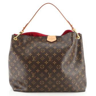 Louis Vuitton Graceful Handbag Monogram Canvas MM