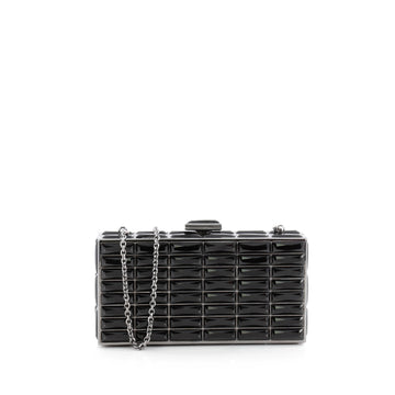 Judith Leiber Goddess Clutch Crystal Small Black