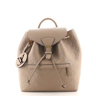 Louis Vuitton Montsouris Backpack NM Monogram Empreinte Leather PM