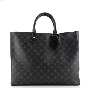 Louis Vuitton Grand Sac Bag Monogram Eclipse Canvas at 1stDibs