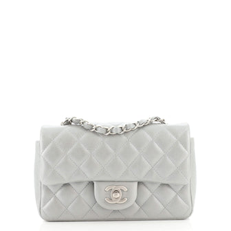 Chanel Classic Single Flap Bag Quilted Lambskin Mini