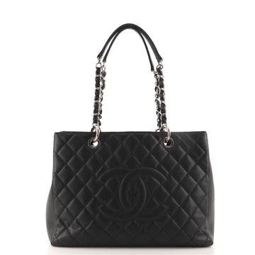 Chanel Grand Shopping Tote Quilted Caviar
