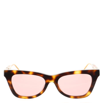Gucci Interlocking G Web Cat Eye Sunglasses Acetate with Metal