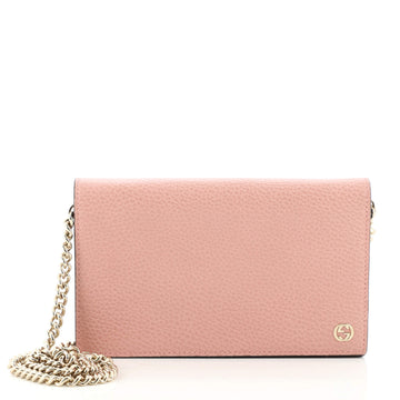 Gucci Betty Chain Wallet Leather