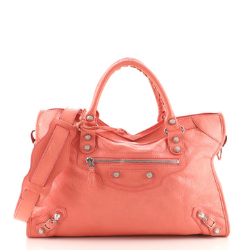 Balenciaga City Giant Studs Bag Leather Medium