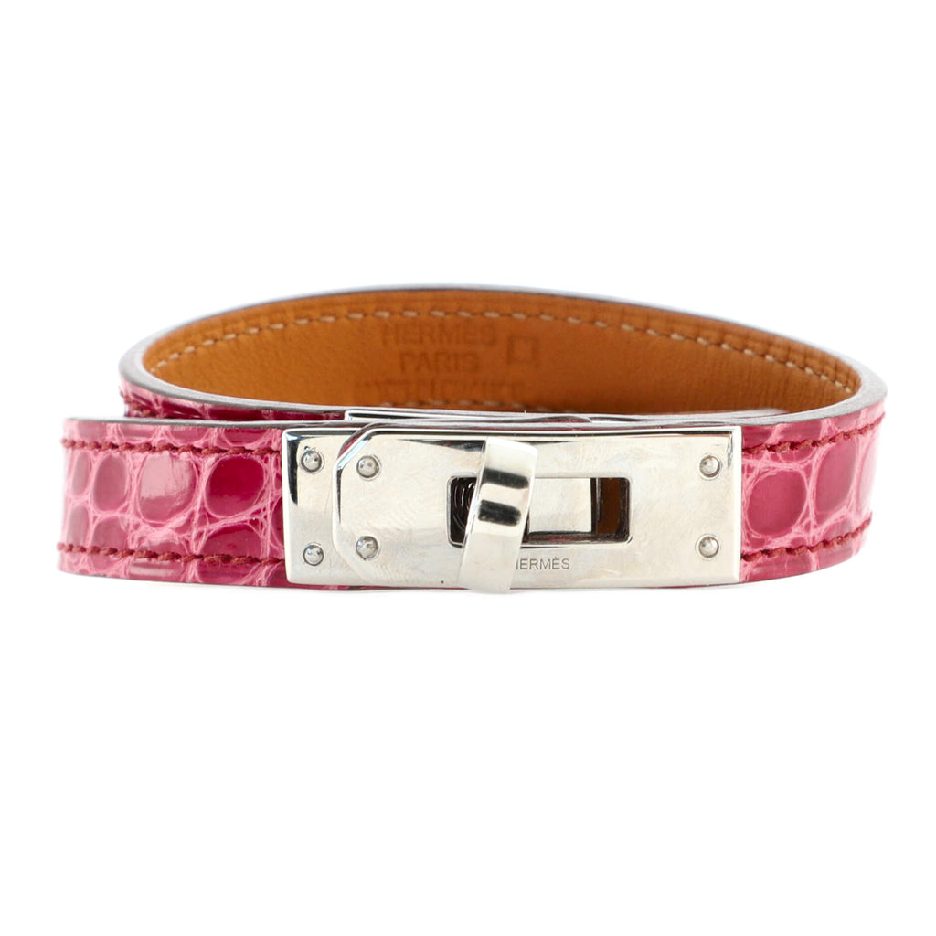 Hermes Ombre Lizard Kelly Double Tour Unisex Bracelet Nib - poupishop