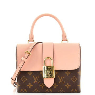 Louis Vuitton Locky Handbag Monogram Canvas with Leather BB