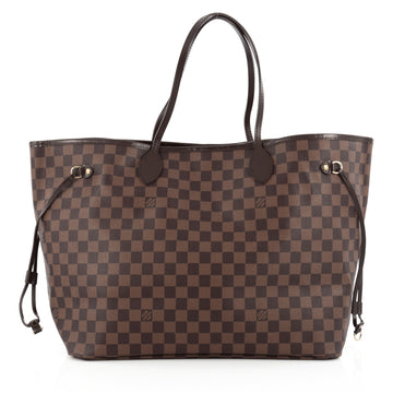 Louis Vuitton Neverfull Tote Damier GM brown