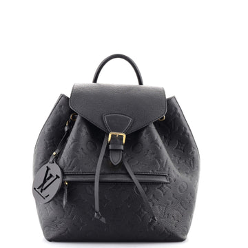 Louis Vuitton Montsouris Backpack NM Monogram Empreinte Leather PM