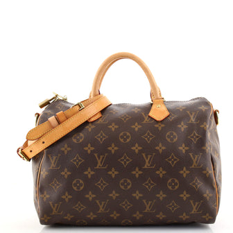 Louis Vuitton Speedy Bandouliere Bag Monogram Canvas 30
