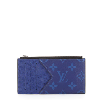 Louis Vuitton Coin Card Holder Reverse Monogram Eclipse Canvas