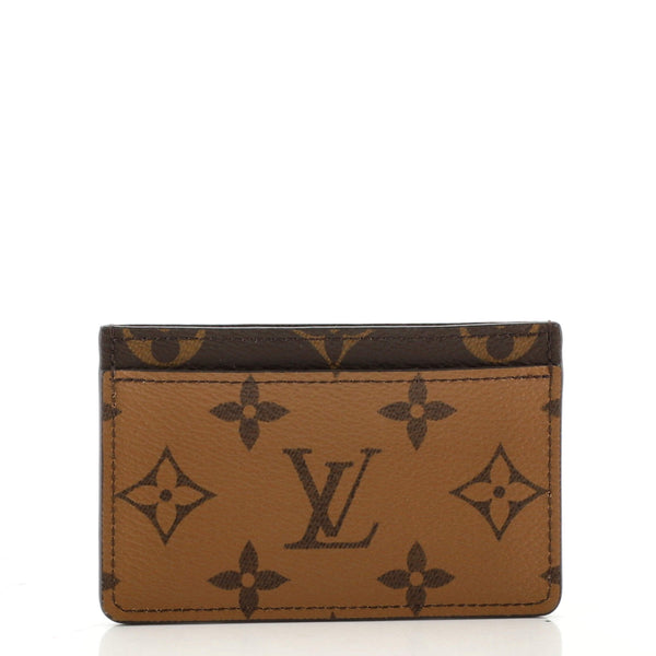 Card Holder Monogram Reverse Canvas - Wallets and Small Leather