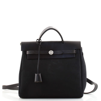 Hermes Herbag A Dos Backpack Toile