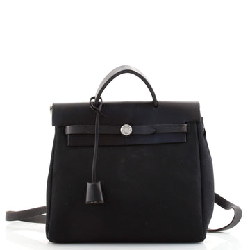 Hermes Herbag A Dos Backpack Toile
