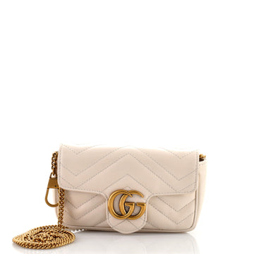 Gucci GG Marmont Flap Bag Matelasse Leather Super Mini