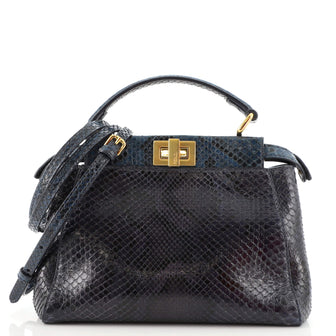 Fendi Peekaboo Bag Python Mini