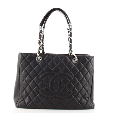 Chanel Grand Shopping Tote Quilted Caviar