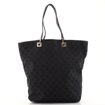 Gucci Vintage Bucket Shopping Tote GG Canvas Medium