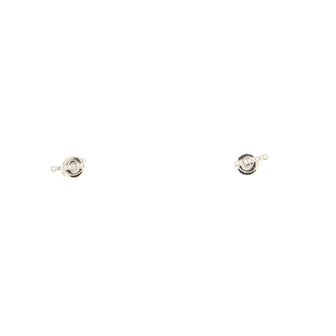 Tiffany & Co. Fleur de Lys Earrings Platinum with Diamonds