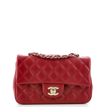 Chanel Classic Single Flap Bag Quilted Lambskin Mini