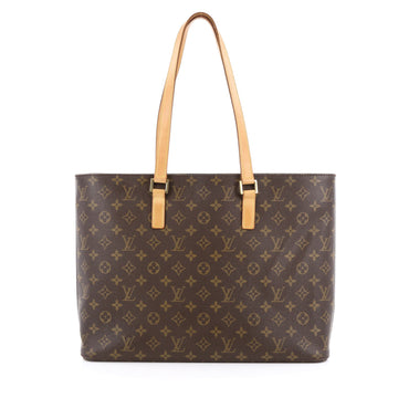 Louis Vuitton Luco Handbag Monogram Canvas brown