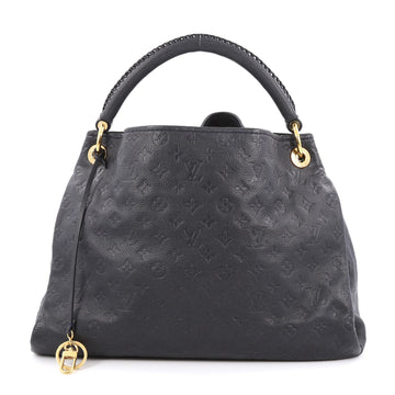 Louis Vuitton Artsy Handbag Monogram Empreinte Leather MM blue