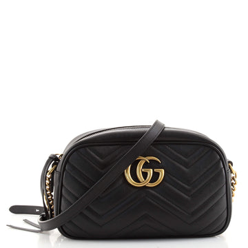 Gucci GG Marmont Shoulder Bag Matelasse Leather Small