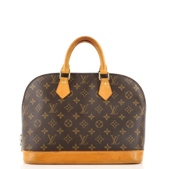Louis Vuitton Vintage Alma Handbag Monogram Canvas PM