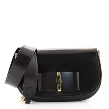 Salvatore Ferragamo Anna Vara Flap Shoulder Bag Leather Medium