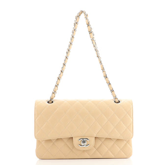 Chanel Classic Double Flap Bag Quilted Caviar Medium