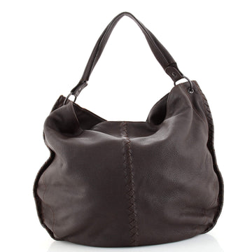 Bottega Veneta Open Hobo Cervo with Intrecciato Detail XL
