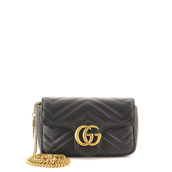 Gucci GG Marmont Flap Bag Matelasse Leather Super Mini