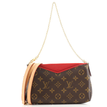 Louis Vuitton Pallas Clutch Monogram Canvas