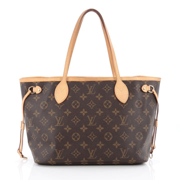 Louis Vuitton Neverfull Tote Monogram Canvas PM Brown