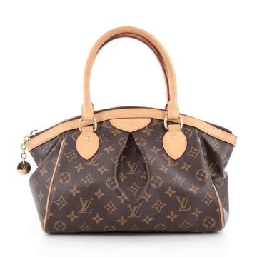 Louis Vuitton Tivoli Handbag Monogram Canvas PM Brown