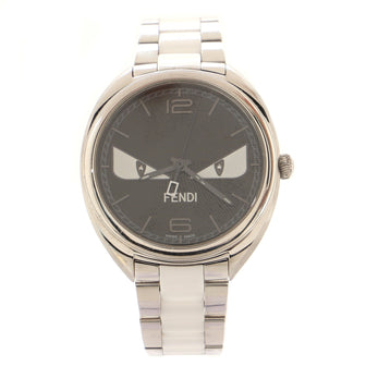 Fendi Momento Monster Bug Quartz Watch Stainless Steel and Ceramic 34