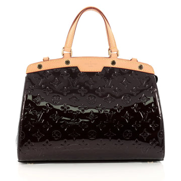 Louis Vuitton Brea Handbag Monogram Vernis MM brown
