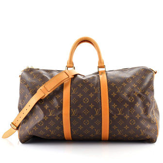 Louis Vuitton Keepall Bandouliere Bag Monogram Canvas 50