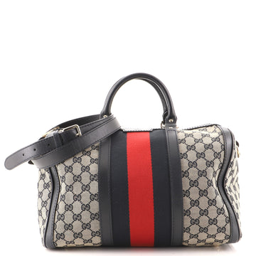 Gucci Vintage Web Boston Bag GG Canvas Medium
