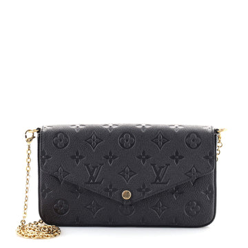 Louis Vuitton Felicie Pochette Monogram Empreinte Leather