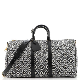 Louis Vuitton Keepall Bandouliere Bag Limited Edition Since 1854 Monogram Jacquard 45